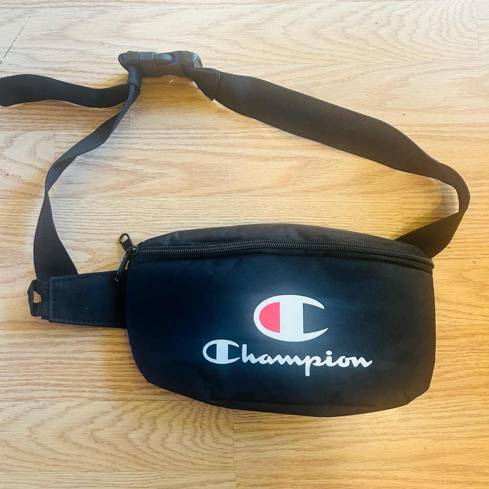 Champion Black Belt Bag with Logo